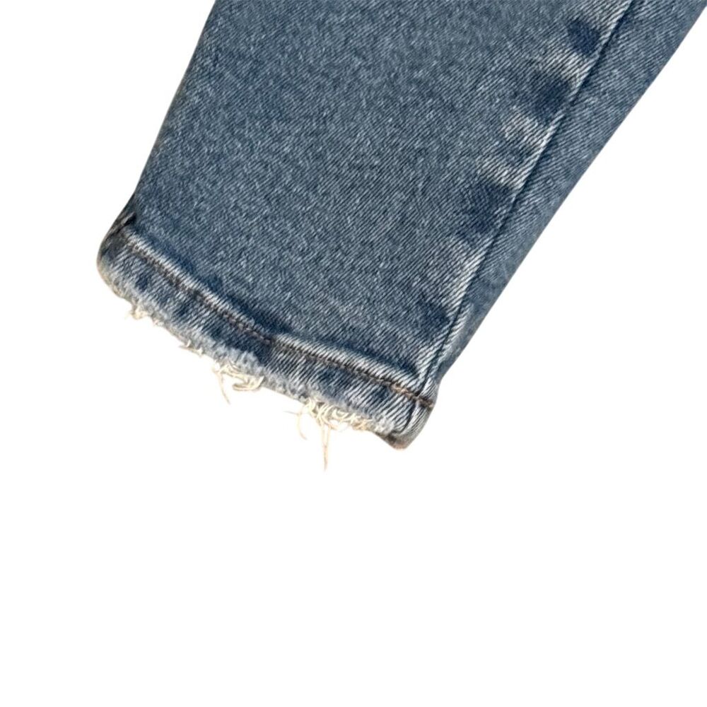 Good American Good Legs Ankle Jeans 6 | Light Wash High Rise Slim Stretch Denim - Picture 4 of 11
